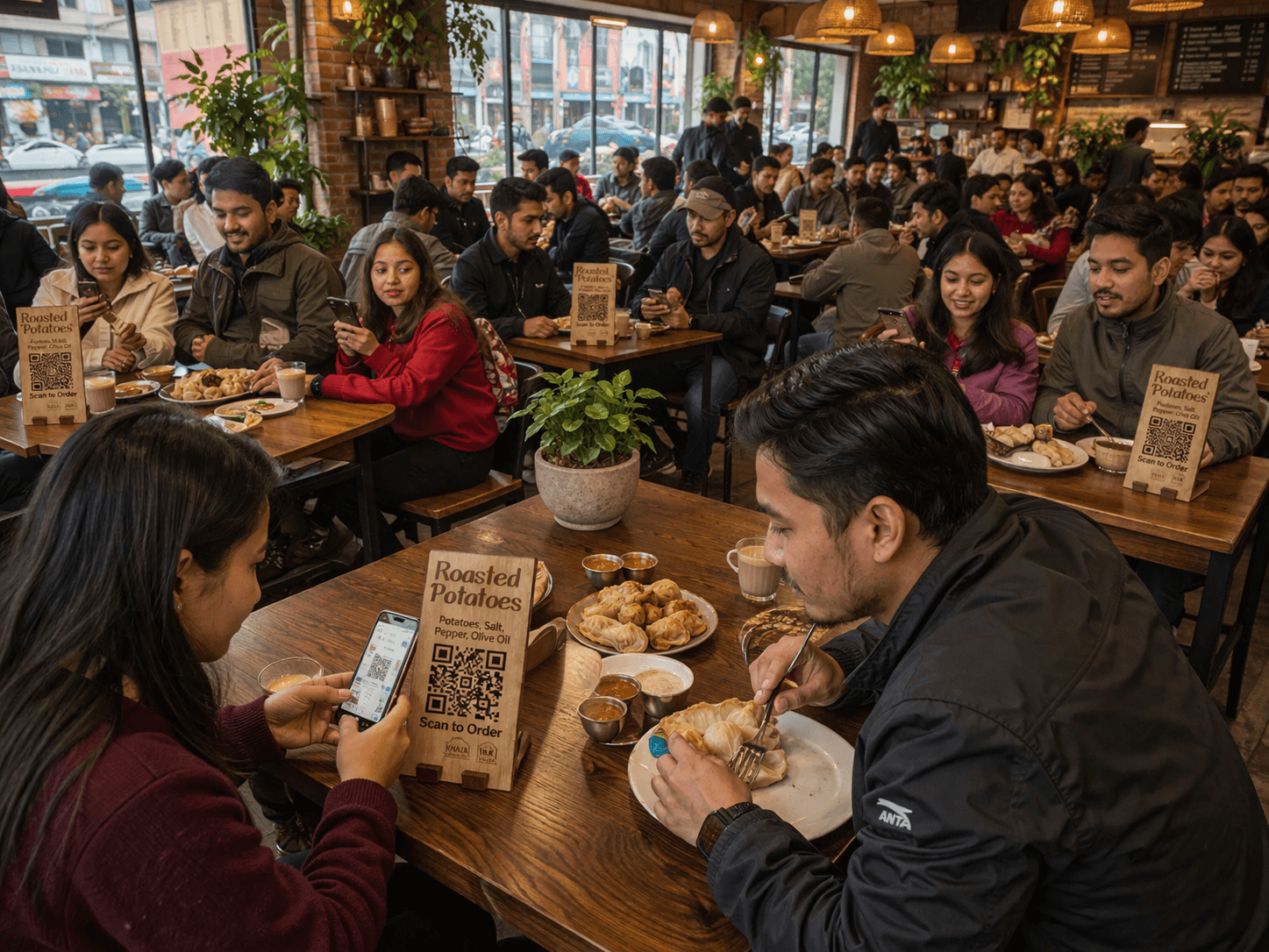 High-volume casual cafe